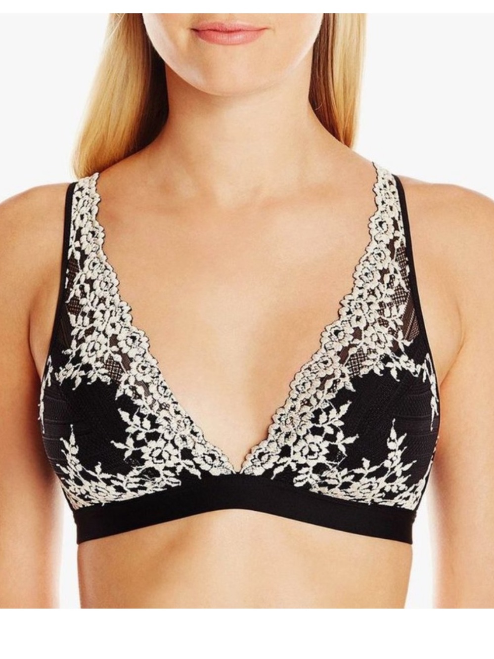 Wacoal Women's Embrace Lace Wire Free Soft-Cup Bralette Size 34